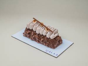 Belgian Chocolate With Salted Caramel And Hazelnut Pastry