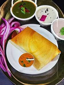 Egg onion dosa