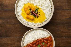 Rajma with Kadhi Pakoda