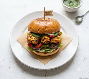 Paneer Tikka Burger