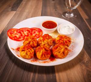 Fried chicken tikka momos [5 pieces]