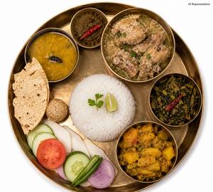 Til Chicken Thali