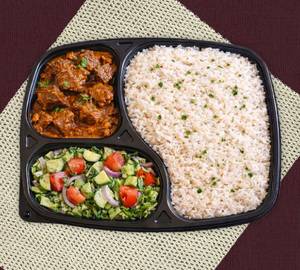 Mutton Curry + Rice + Salad