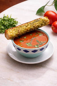 Roasted Tomato & Coriander Shorba