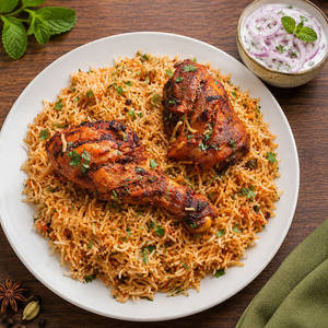 Classic Chicken Tandoori Biryani - 750 Ml - Serves 1