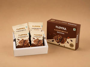 Loyka Almond Brittle Brownie Box Of 4