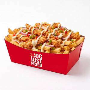 Crispy Chicken Loaded Fries