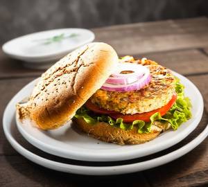 Chana tikki burger