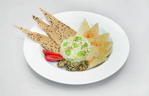 Edamame Truffle Hummus Platter