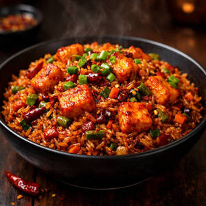 Schezwan Prawns Rice