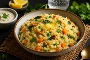 Veg Upma with Ghee