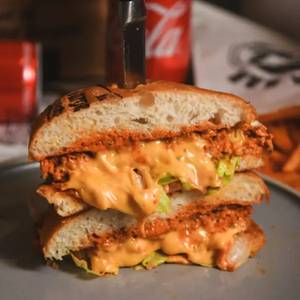 Chicken Angarra Cheeseburger Burger (5 Inch)