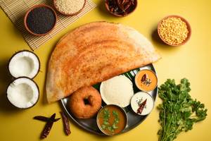 Ghee Podi Masala Dosa Combo