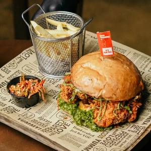 Chicken Tandoori Fried Burger (5 Inch)