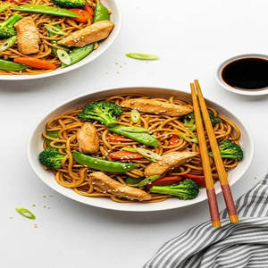 Chicken Combination Noodles Large