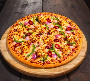 Smoky Paneer Paprika Pizza