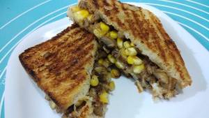 Corn n Mushroom Sandwich