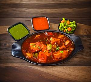 Chilli Paneer Gravy8pcs