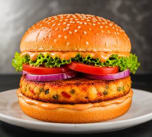 Veg Paneer Cheese Burger