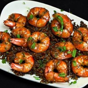 Burnt Garlic Rice [Prawns]