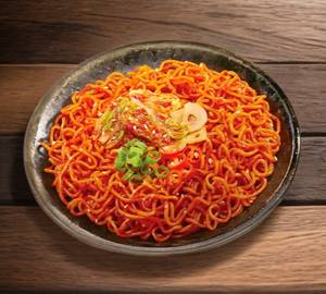 Spicy Kimichi Korean Ramen Noodle Imported with Eggless mayo