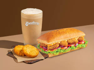 Veg Sandwich Breakfast Meal
