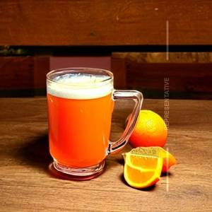 Orange Beer Mug
