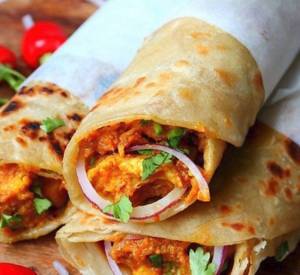 Soya Chaap Wrap