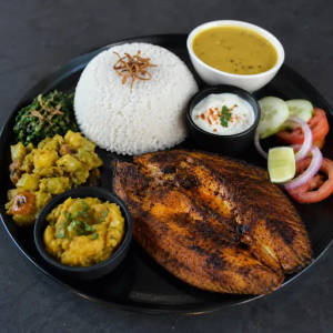 Kushia fish thali
