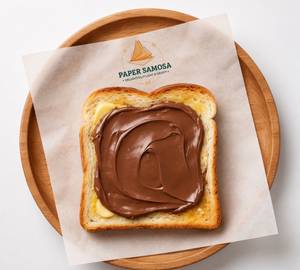 Bread butter nutella grilled toast