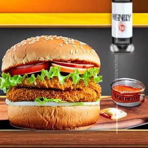 Honey Bees Special Chicken Burger