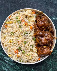 Frice Rice With Manchurian