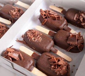 Belgian Chocolate Cakesicles