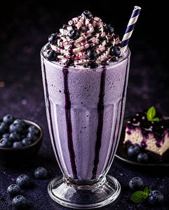Blueberry Milkshake