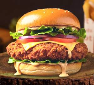 Chipotle Crispy Paneer Burger