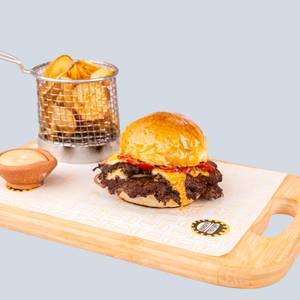 28 Day Aged Beef Smash Burger Jalapenos