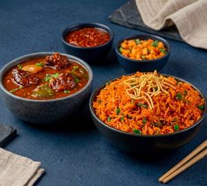 Veg Triple Schezwan Rice