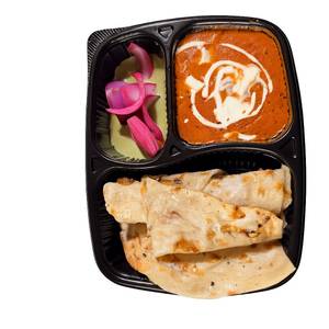 Paneer Butter Masala With 2 Butter Naan + Vinegaronion + Chutney