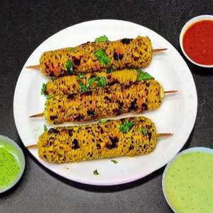 Corn Cheese Seekh Kabab