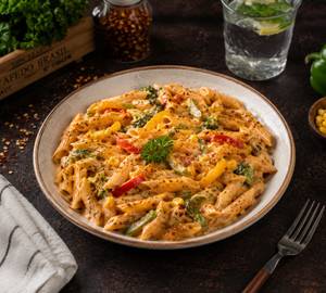 Creamy Veg Peri Peri Pasta