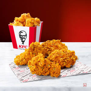4 Pc Hot Wings & Regular Popcorn
