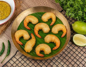 Golden Prawn Batter Fried (8pcs) With Mayo Dip