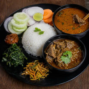Duck thali
