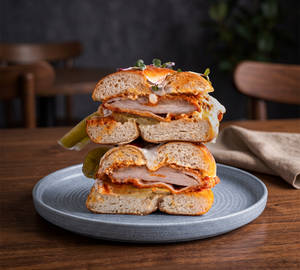 Fried Chicken Bagel