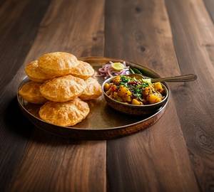 Poori With Batata Bhaji