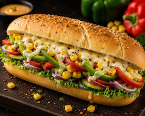 Veg Cheesy Corn [6 inches]