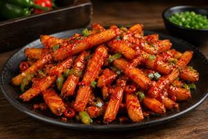 Red chilli potato
