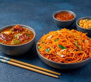Veg Triple Schezwan Noodles