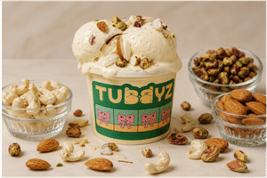 Nutty Saffron Kulfi Gelato Ice Cream [500Ml]