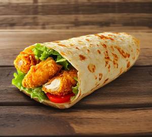 Zinger chicken wrap